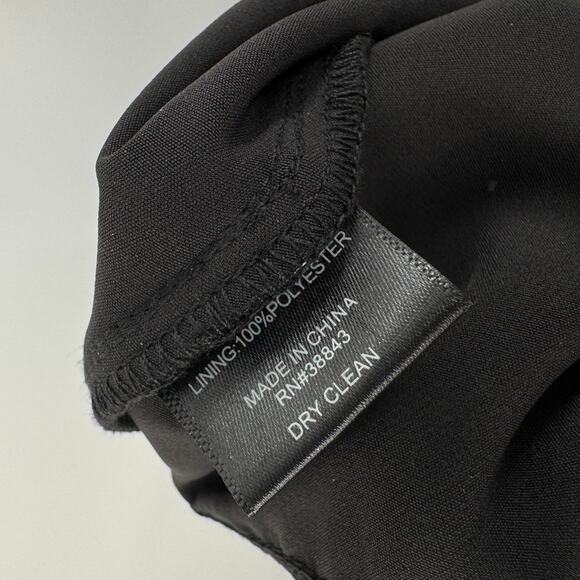 Sam Edelman Women's Black Strapless Feather-Trim Jumpsuit Size 14 Party Cocktail - Picture 11 of 13